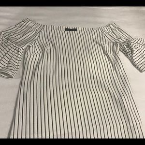 Off the shoulder top from Banana Republic